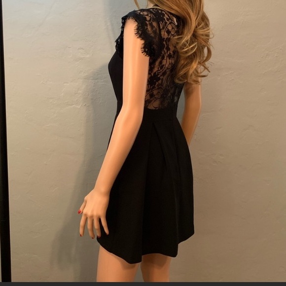 BCBGeneration Lace-Back Pleated Dress - Picture 4 of 7